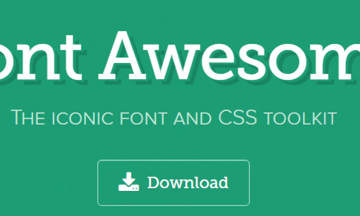 Tạo biểu tượng Font với Font Awesome cho Framework CSS